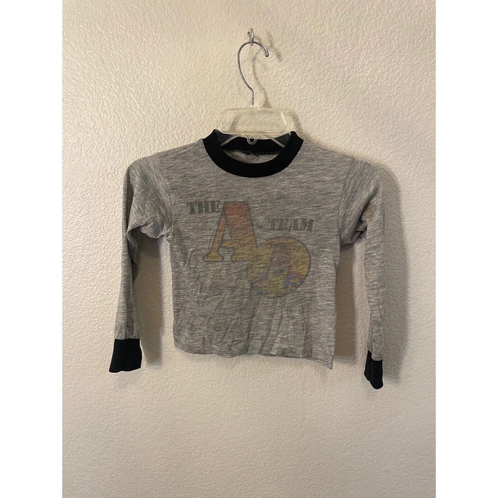 VTG Original‎ The A-Team Mr. T 1980's Childs Long Sleeve T-Shirt